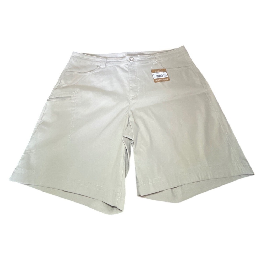 Eddie Bauer Shorts 14 NWT Outdoor Active Pumice Hiking Stretch Utility